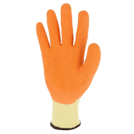 Gant latex, support polyester support jaune (lot de 10 paires) – Singer TAC1025O