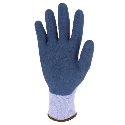 Gant latex, support polyester - support bleu gris (lot de 10 paires) – Singer TAC10BL