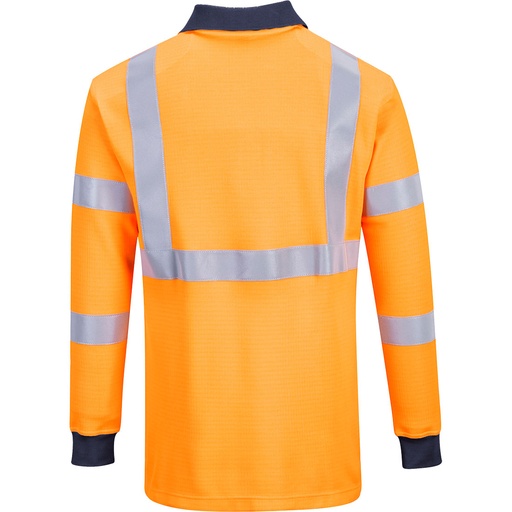 Polo ignifugé haute visibilité orange RIS Modaflame – Portwest FR76