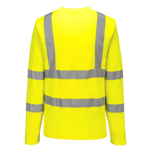 T-shirt haute visibilité manches longues coton Comfort – Portwest S278