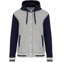 Veste college à capuche « Teddy » – Kariban K4003