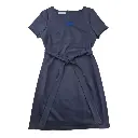 Robe col V ceinturé