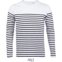 T-shirt rayé manches longues 160 g – SOL'S Matelot