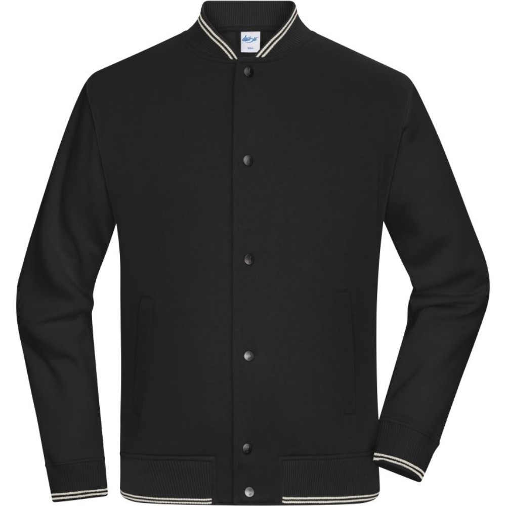 Veste college bio à pressions – Daiber 8044