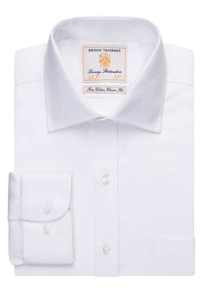 Chemise Altare coton à chevrons Brook Taverner 7655