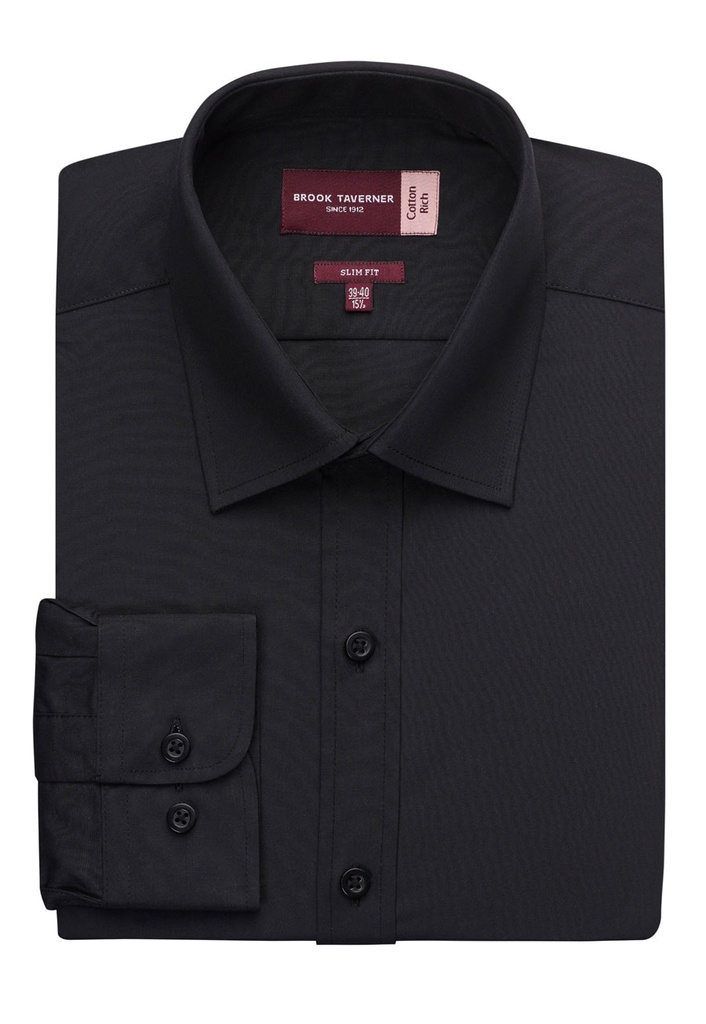 Chemise Alba popeline slim Brook Taverner 7640
