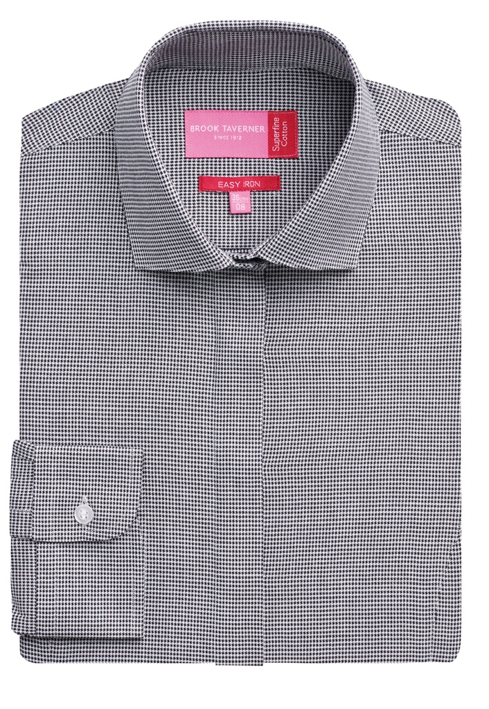 Chemisier Lugano pied-de-poule Brook Taverner 2281