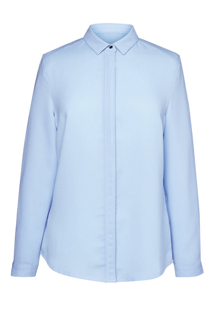 Chemisier Firenze crêpe de Chine col boutonné Brook Taverner 2298