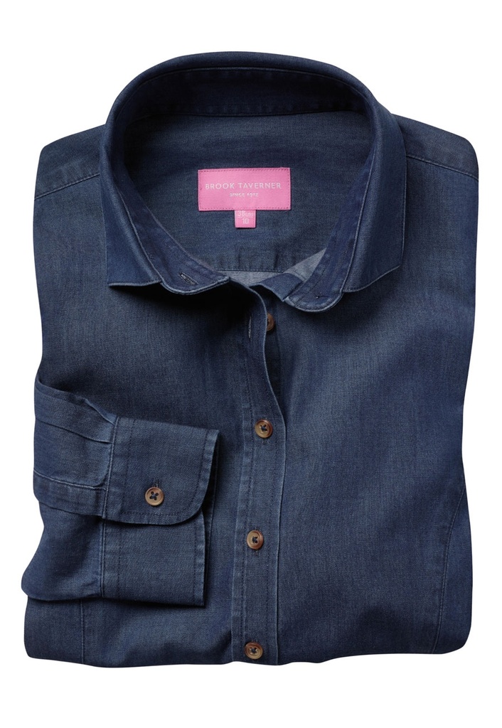 Chemisier Banff chambray denim Brook Taverner 2323
