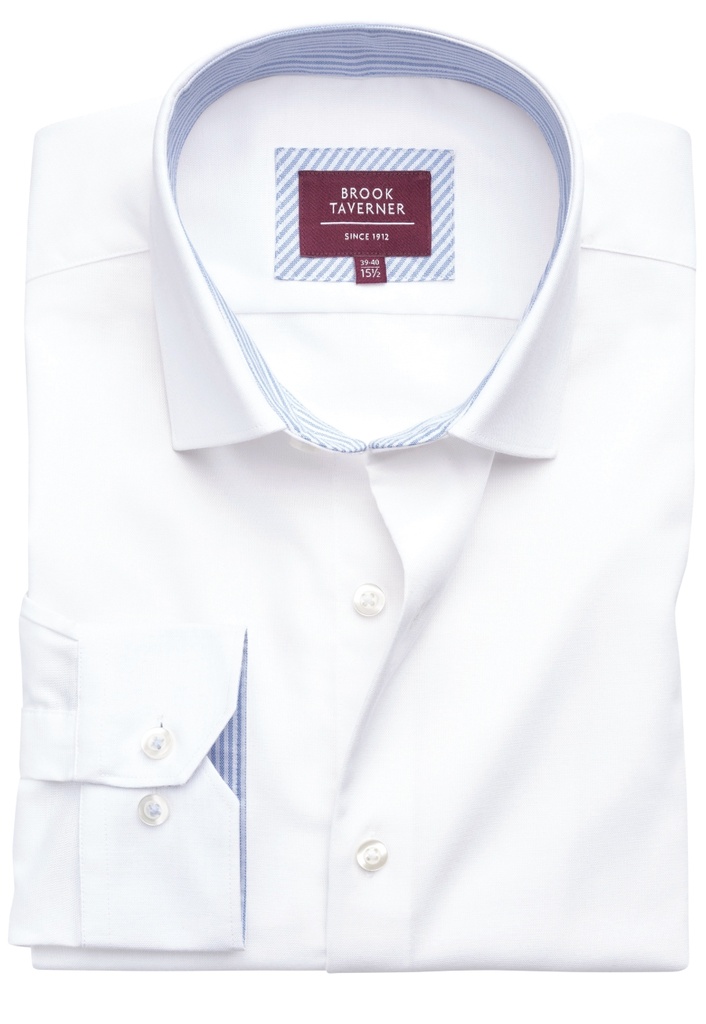 Chemise Reno Oxford stretch slim Brook Taverner 4436