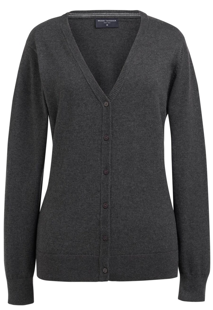 Cardigan col V femme Sofia mérinos Brook Taverner 2397