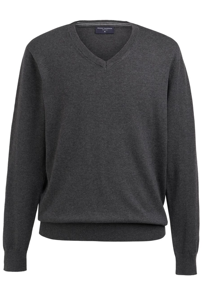 Pull col V homme Berlin mérinos Brook Taverner 4566