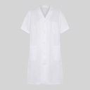 Blouse femme manches courtes sergé blanc – Gary's 541000