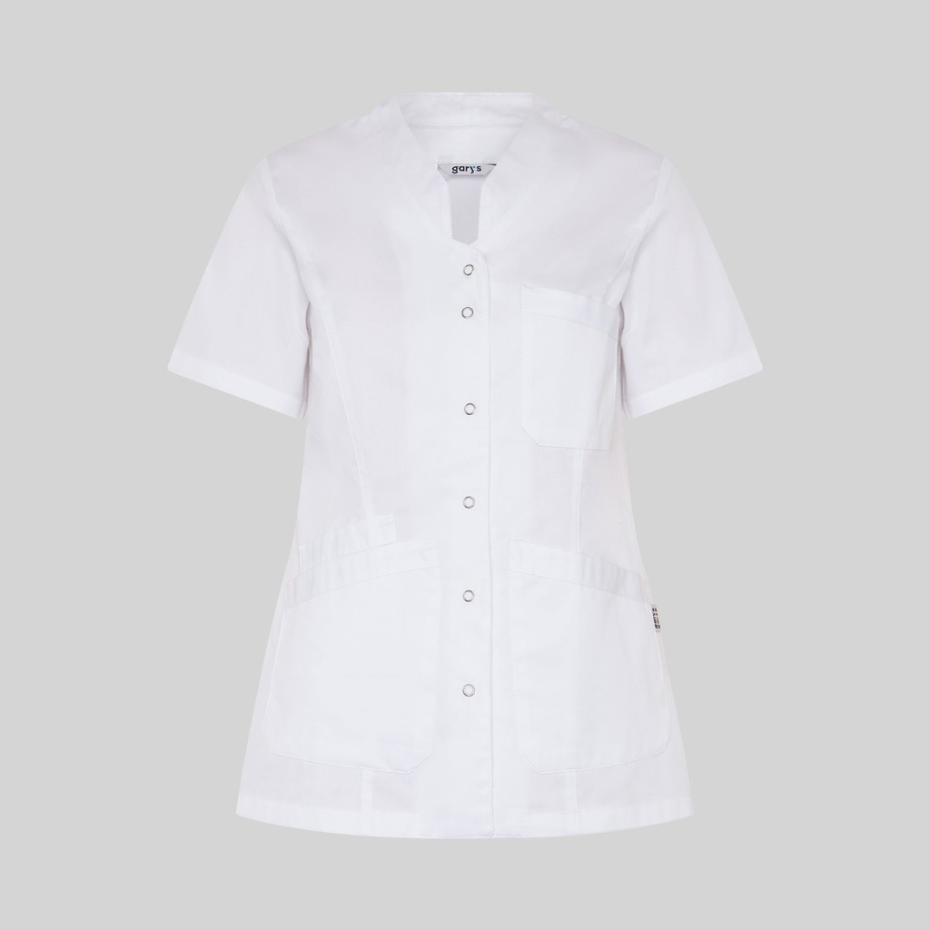 Blouse femme Oporto Bouton-pression blanc – Gary's 534000
