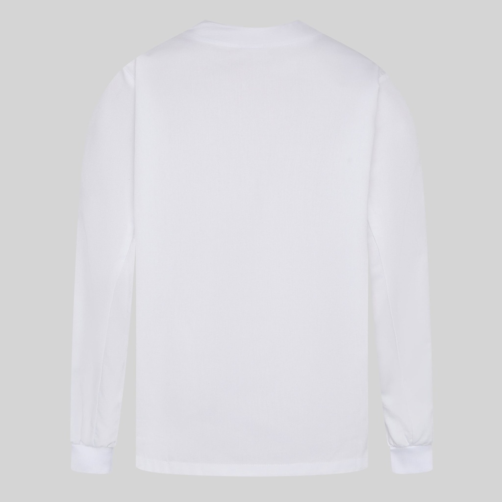 Blouse sanitaire unisexe col v manches longues poignet acrylique – Gary's 608301