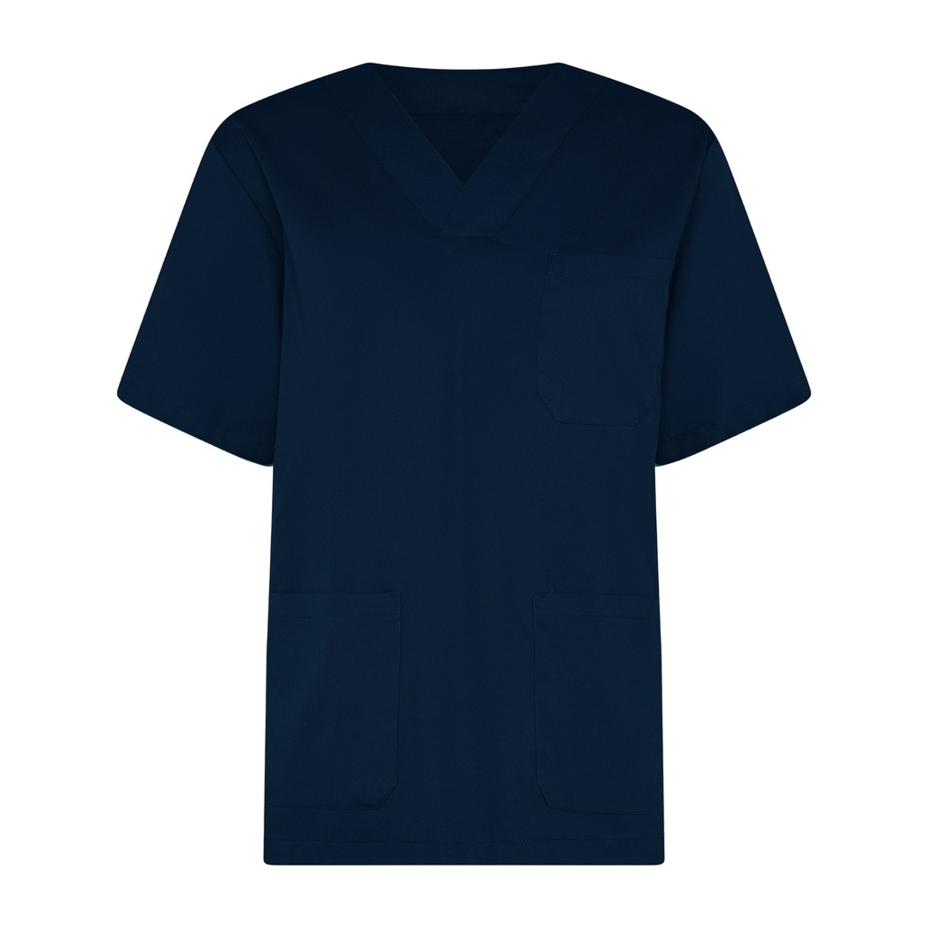 Tunique médicale unisexe col v sergé blanc – Gary's 671101