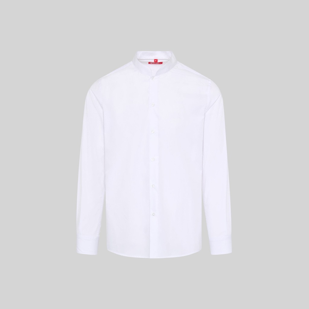 Chemise homme manches longues col mao popeline – Gary's 296000
