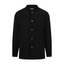 Veste homme mao noir bouton Doré – Gary's 963300