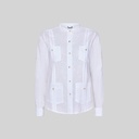 Chemise légère femme col mao Isabela – Gary's 210013