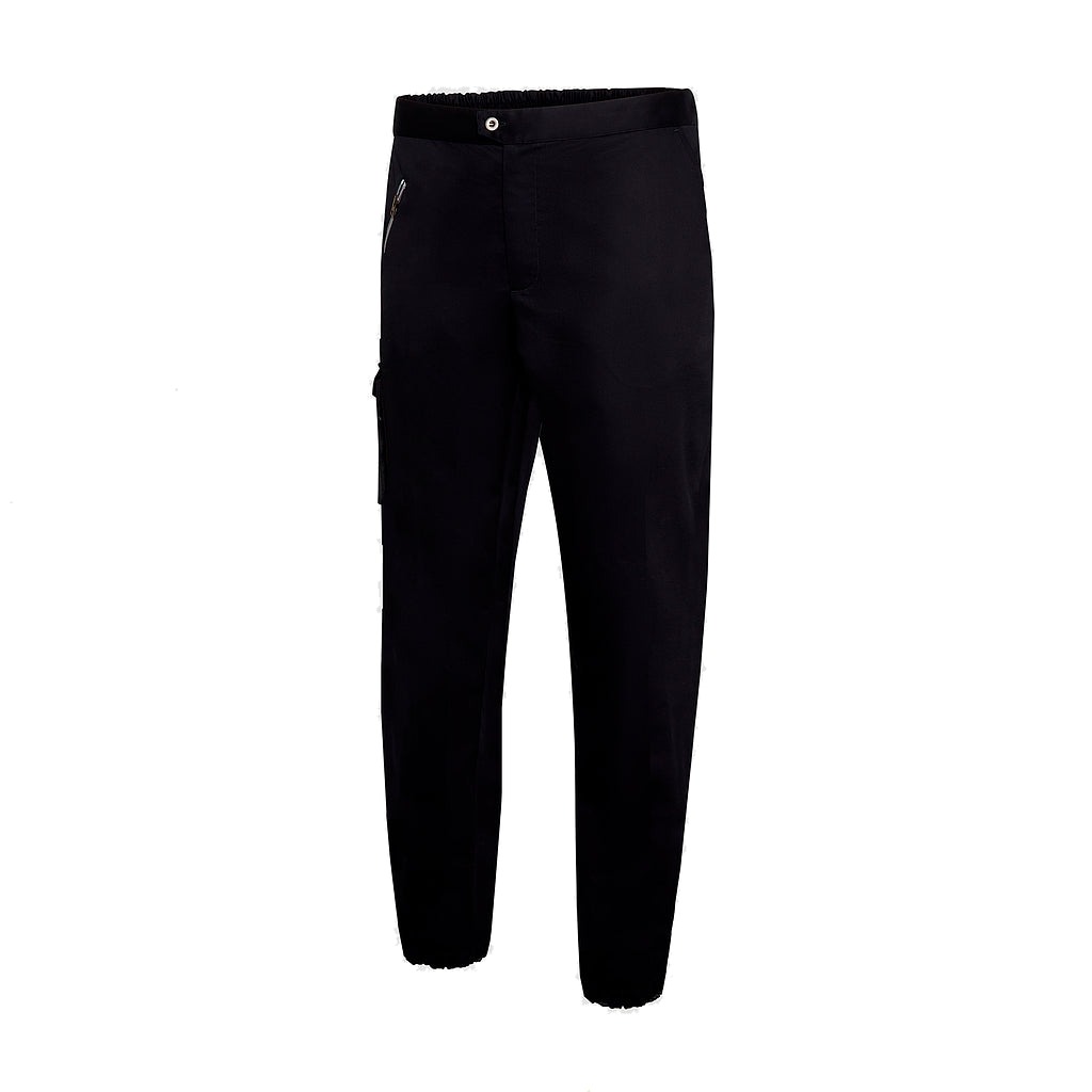 Pantalon unisexe avec fermeture éclair satin coton – Gary's 700068