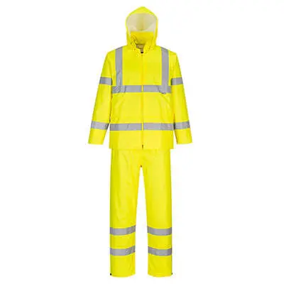 Ensemble de pluie enroulable Haute Visibilité - H448