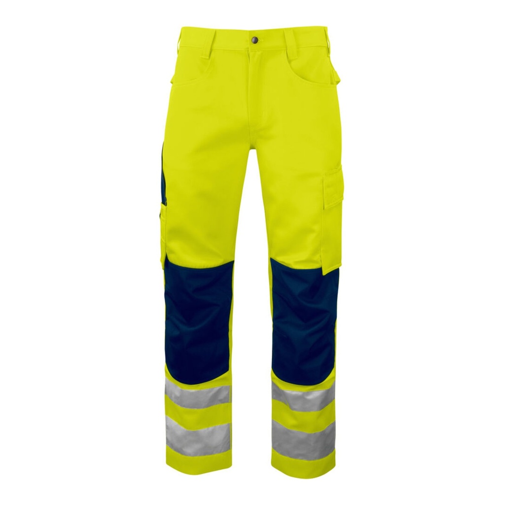 Pantalon de travail renforcé haute visibilité EN ISO 20471 classe 2 coupe moderne – ProJob 646532