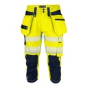 Pantalon 3/4 de travail avec poches flottantes haute visibilité EN ISO 20471 classe 2/1 – ProJob 646577