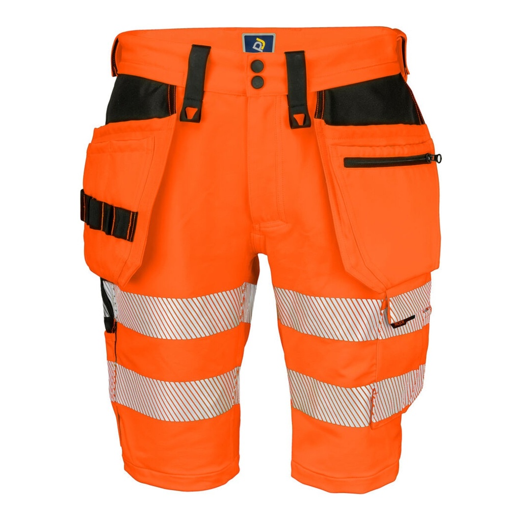 Short stretch avec poches flottantes haute visibilité EN ISO 20471 classe 2/1 – ProJob 646575