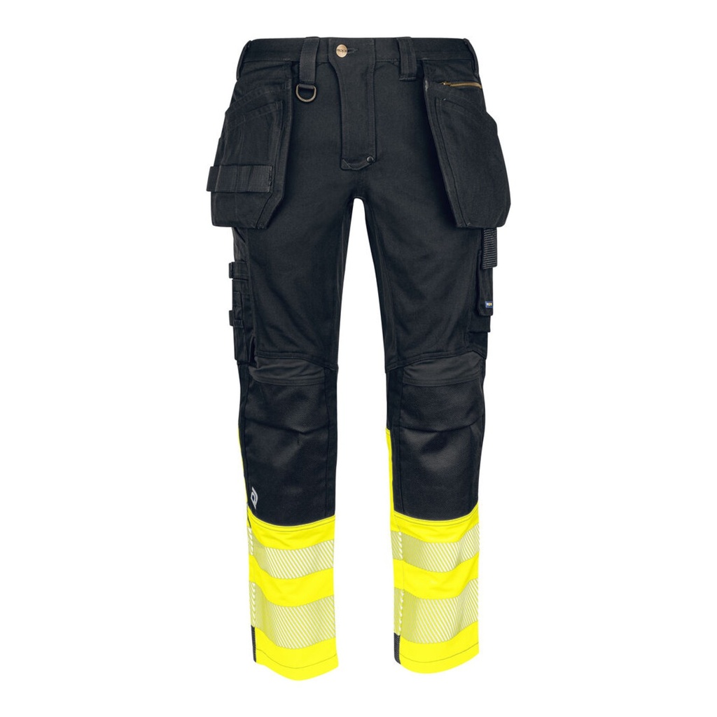 Pantalon de travail avec poches flottantes haute visibilité EN ISO 20471 classe 1 – ProJob 646525
