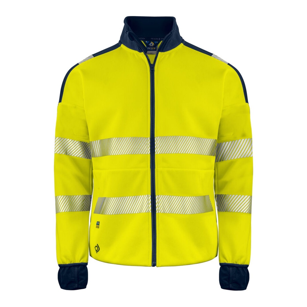 Sweat-shirt full zip fonctionnel haute visibilité EN ISO 20471 classe 3/2 – ProJob 646109