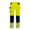 Pantalon de travail renforcé aux genoux et poches flottantes haute visibilité EN ISO 20471 classe 2 coupe moderne – ProJob 646531
