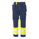 Pantalon avec renforts et poches flottantes haute visibilité EN ISO 20471 classe 1 – ProJob 646502