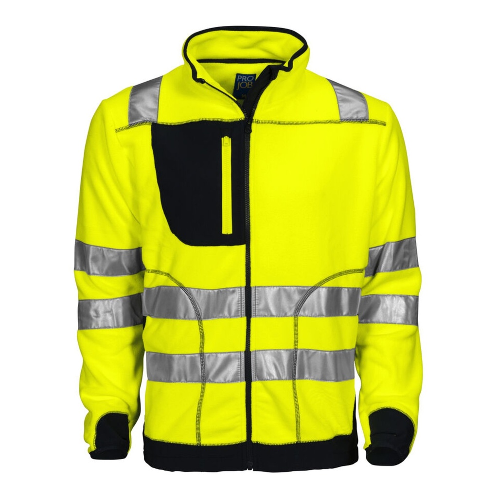 Veste polaire haute visibilité EN ISO 20471 classe 3/2 – ProJob 646303