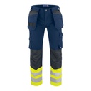 Pantalon de travail avec poches flottantes haute visibilité EN ISO 20471 classe 1 coupe moderne – ProJob 646530