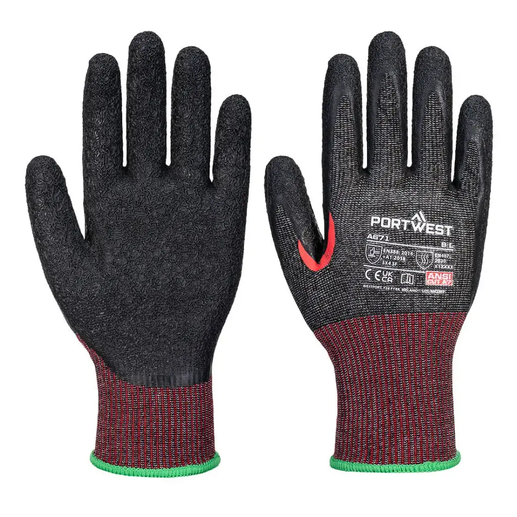 Gant CS anti-coupures F latex J13 - A671