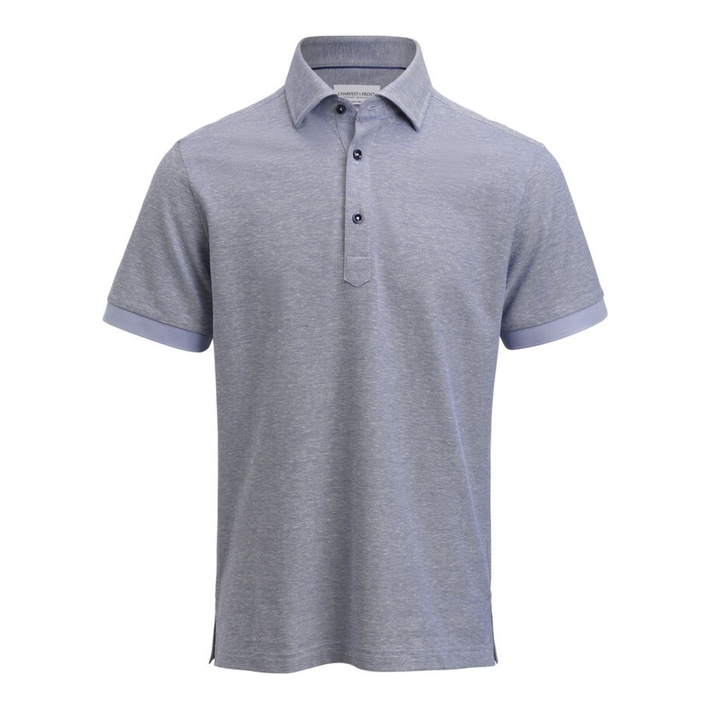 Chemise Indigo Bow 133 manches courtes Polo coupe cintrée homme – J. Harvest & Frost 2913300