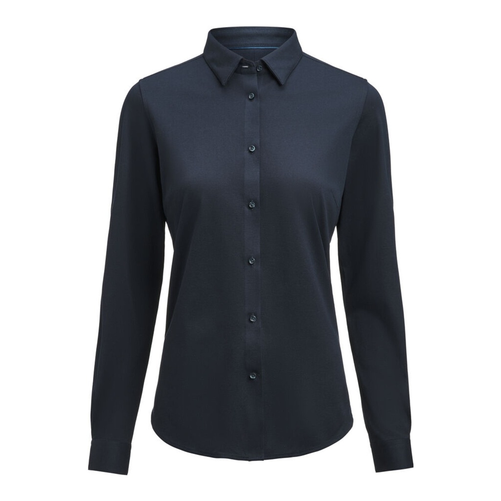 Chemisier Indigo Bow 135 Pique Knit coupe contemporaine femme – J. Harvest & Frost 2913505