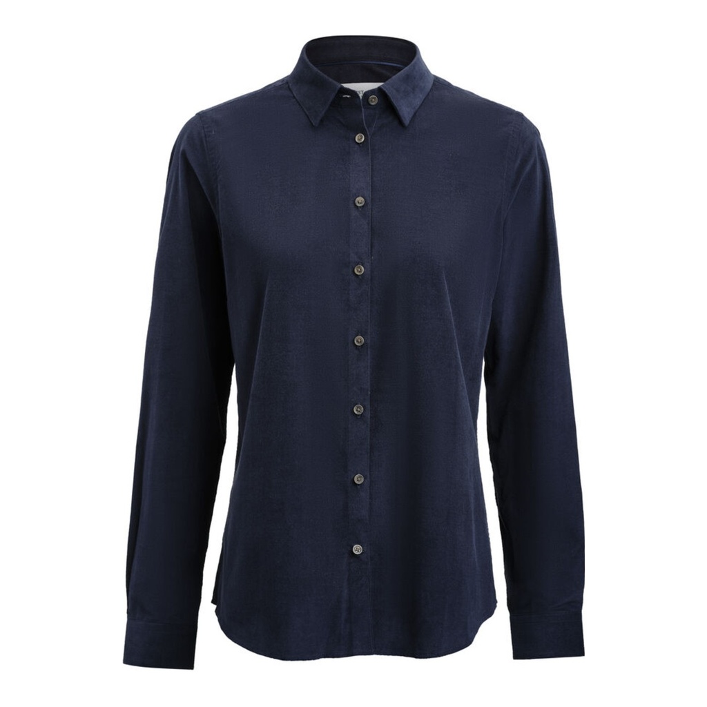 Chemisier Indigo Bow 134 Micro Cord coupe contemporaine femme – J. Harvest & Frost 2913405
