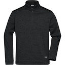 Pull polaire tricoté col zippé de travail 280 g (ligne Strong) homme – Daiber JN 864