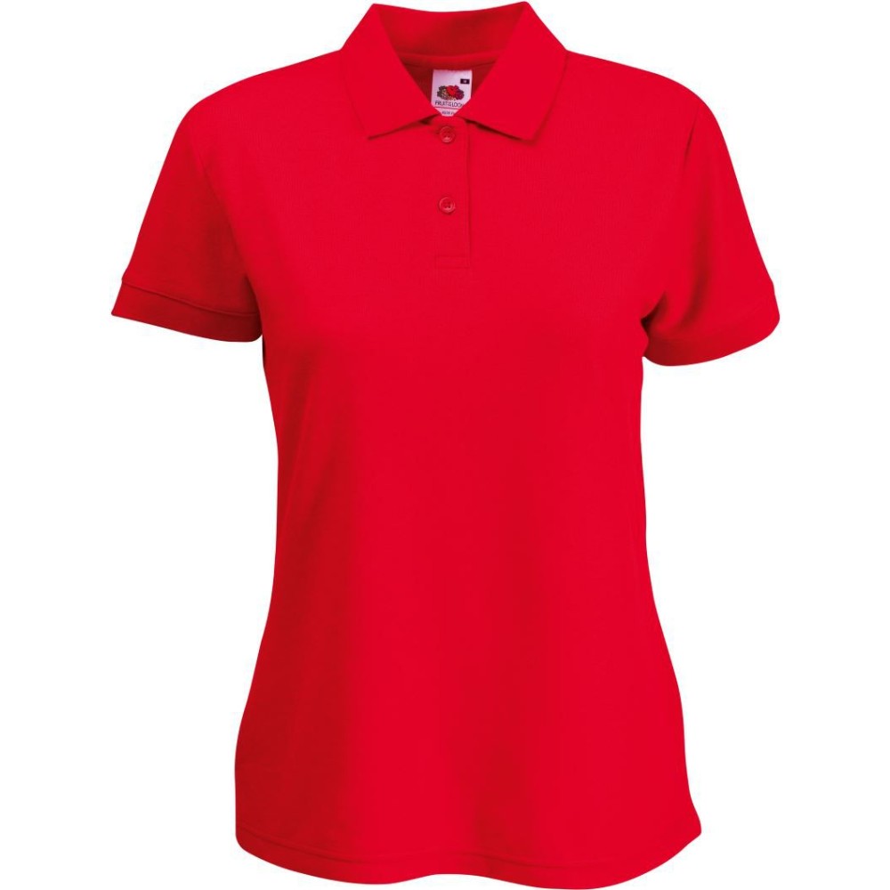 Polo piqué 180 g femme – Fruit of the Loom Lady-Fit 65/35 Polo