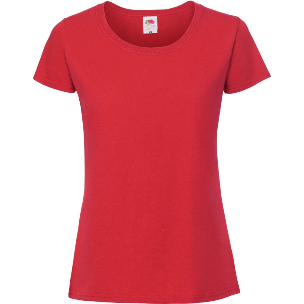 T-shirt épais 195 g femme – Fruit of the Loom Lady-Fit Iconic 195 T