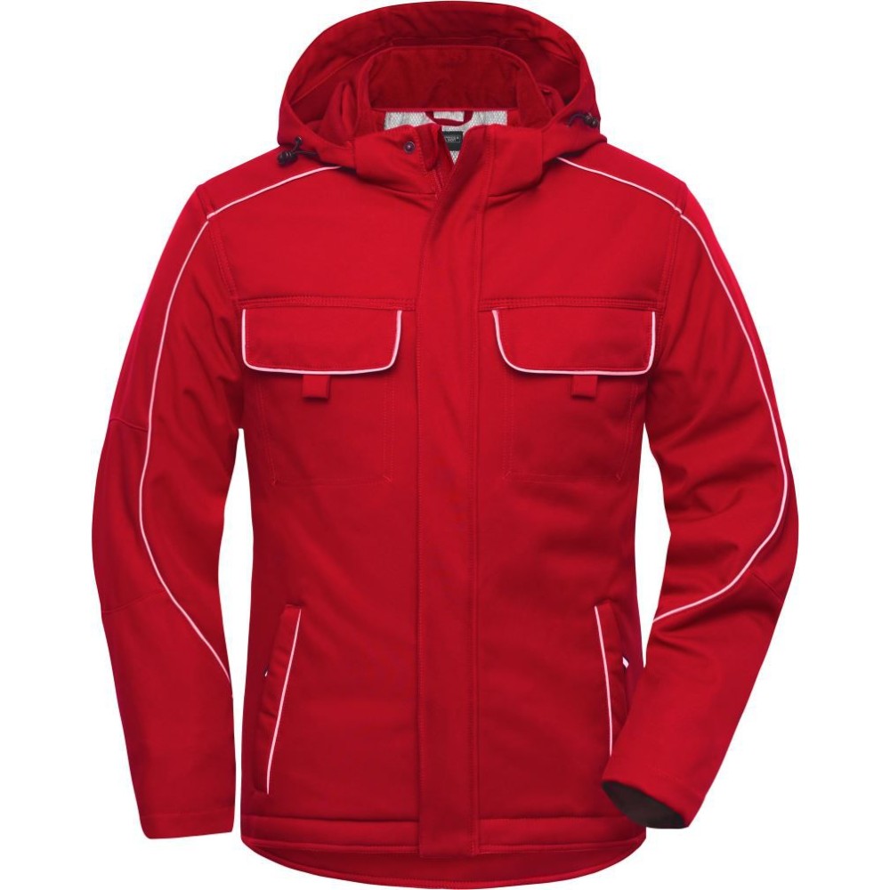 Veste softshell doublée de travail (ligne Solid) – Daiber JN 886