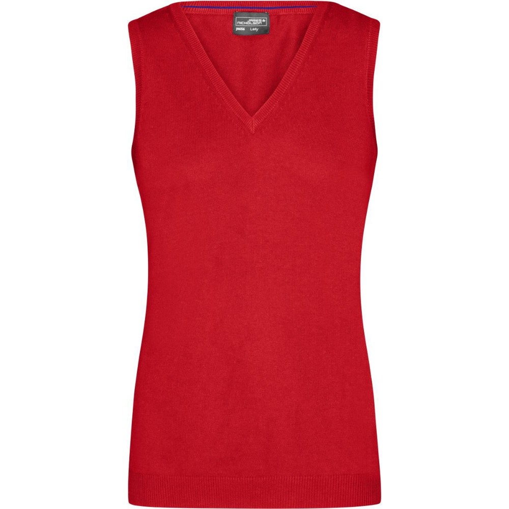 Pull col V sans manches 260 g femme – Daiber JN 656