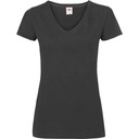 T-shirt col V 165 g femme – Fruit of the Loom Lady-Fit Valueweight V-Neck T