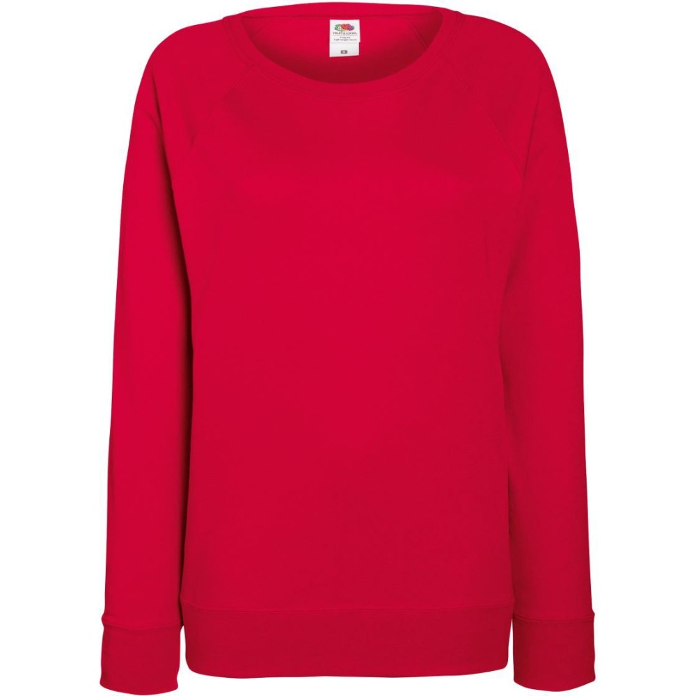 Sweat-shirt raglan 240 g femme – Fruit of the Loom Lady-Fit LW Raglan Sweat