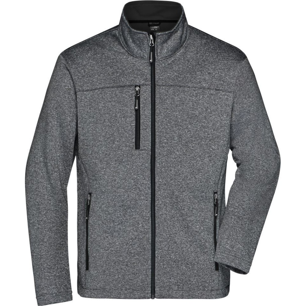 Veste softshell 2 couches chinée homme – Daiber JN 1148