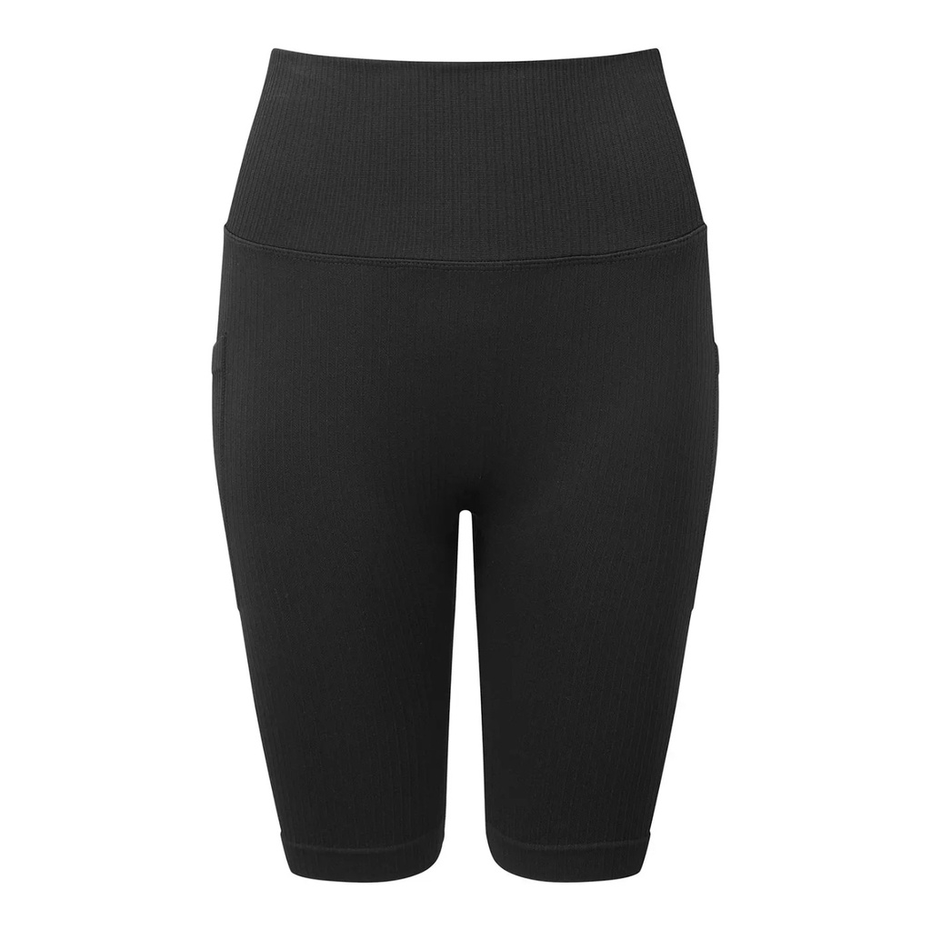 Short de vélo côtelée sans couture '3D Fit' pour femmes – Tri Dri TR225