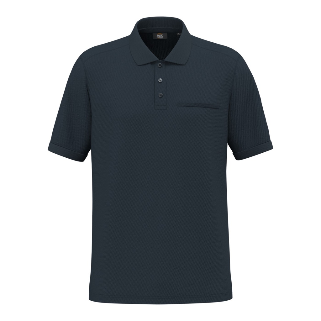 Polo unisexe écoresponsable avec poche poitrine – WK WK206