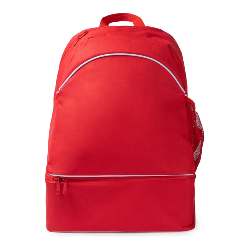 Sac à dos de sport avec poche à chaussures rigide amovible en PVC Grajo – Roly MO7116
