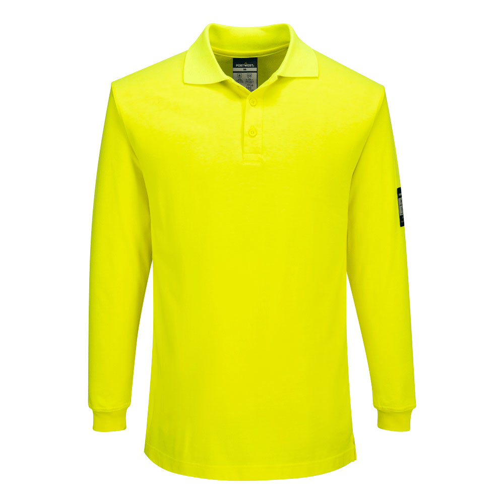 Polo ignifugé haute visibilité manches longues Modaflame – Portwest FR805